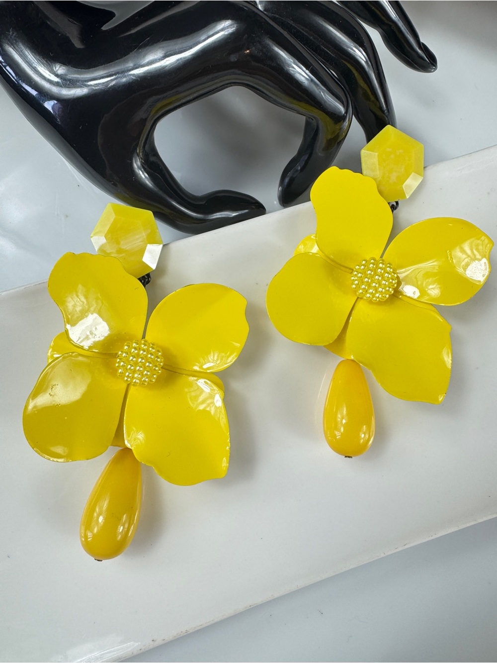 Zara Big Floral Earrings